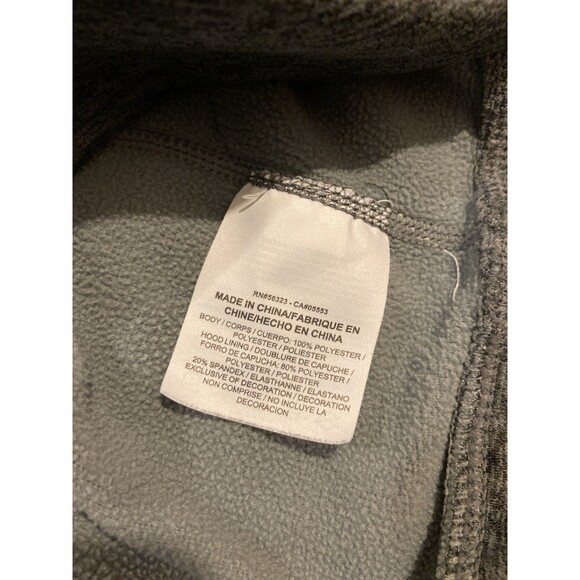 Nike Therma Fit Women’s Hoodie Size M Pink Gray Thumb Hole Pullover Sweatshirt - Picture 4 of 11